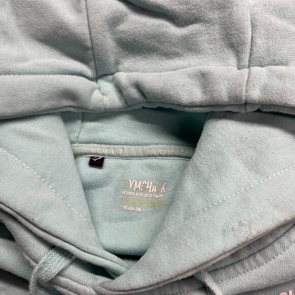 Gymshark Hoodie Women's Small Blue‎ Sweatshirt Gym - Picture 4 of 8
